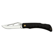 Navaja plegable NH-1/A con hoja de acero inoxidable 420 y mango de plástico negro
