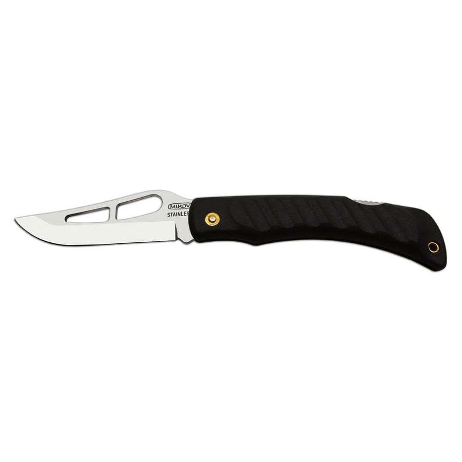 Navaja plegable NH-1/A con hoja de acero inoxidable 420 y mango de plástico negro