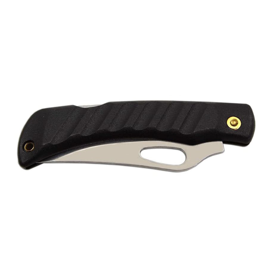Navaja plegable NH-1/B con hoja de acero inoxidable y mango plástico negro