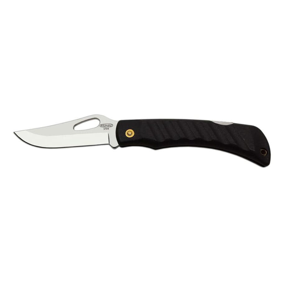 Navaja plegable NH-1/B con hoja de acero inoxidable y mango plástico negro