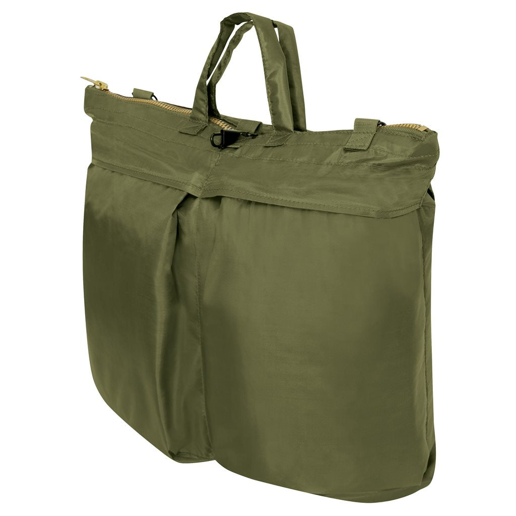 Bolsa para casco con correa de hombro ajustable, interior acolchado y dos bolsillos exteriores