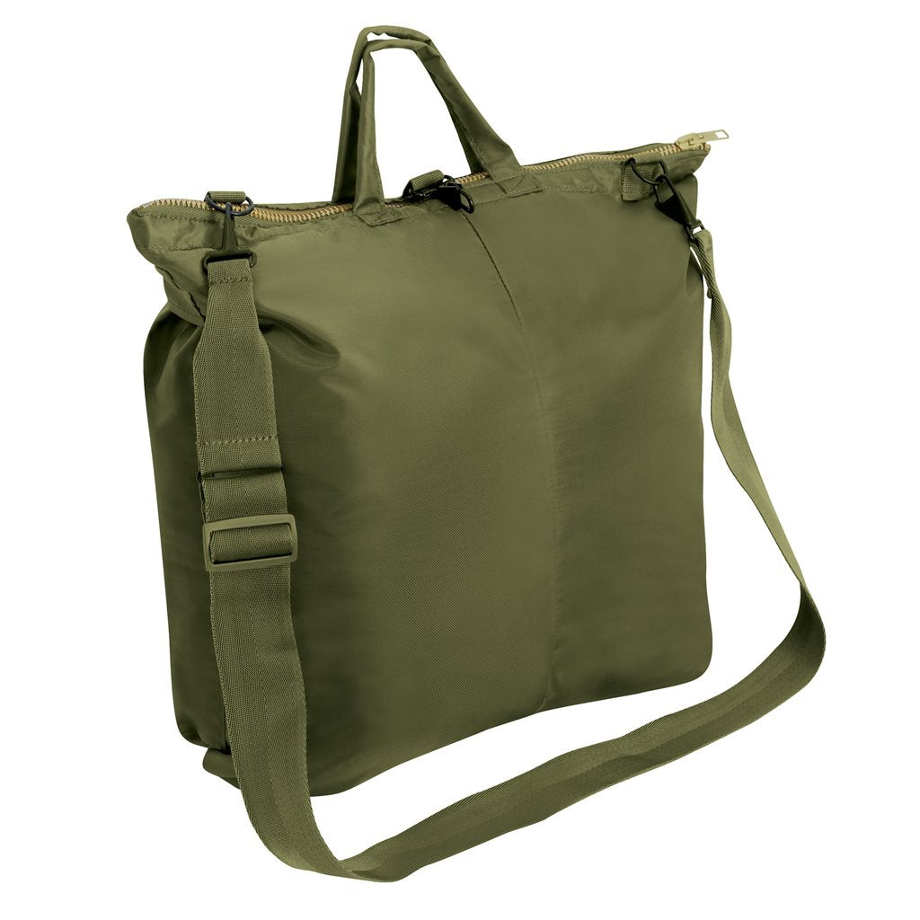 Bolsa para casco con correa ajustable, forro acolchado y dos bolsillos exteriores