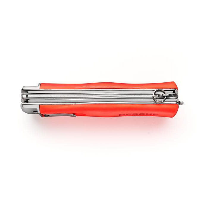 Cuchillo RESCUE II naranja con apertura automática - cuchillo de rescate