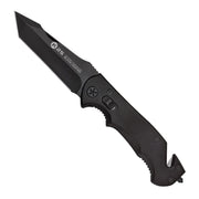 Navaja táctica plegable K25 25088 con hoja negra