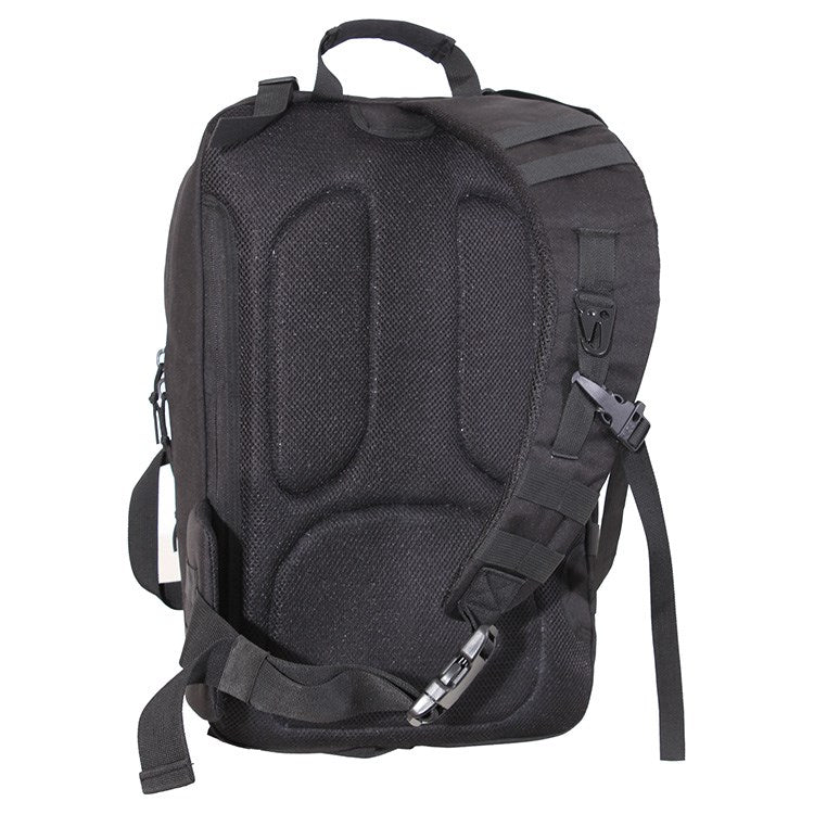 Mochila TACTISLING de un hombro negra, 51 x 32 x 13 cm