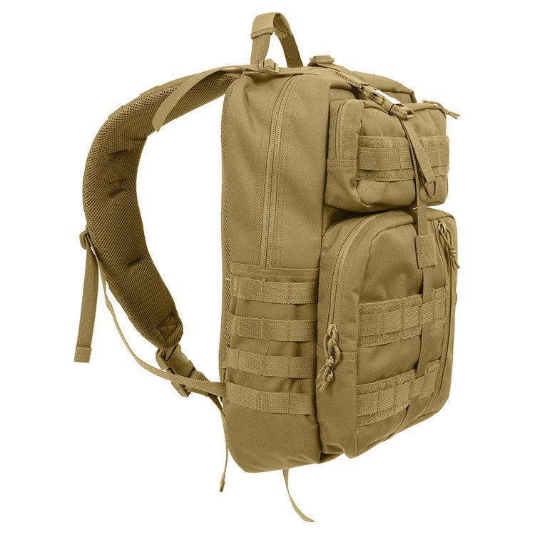 Mochila TACTISLING de un hombro negra, 51 x 32 x 13 cm