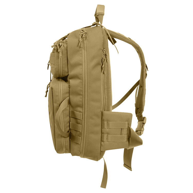 Mochila TACTISLING de un hombro negra, 51 x 32 x 13 cm