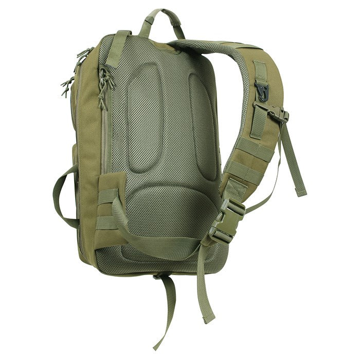 Mochila TACTISLING verde de un solo hombro vista frontal