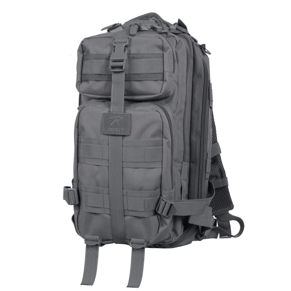 Mochila táctica ASSAULT I Medium negra-verde 25 L con sistema MOLLE