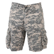 Pantalones cortos Rothco BDU en algodón resistente con patrón ACU digital y diseño funcional