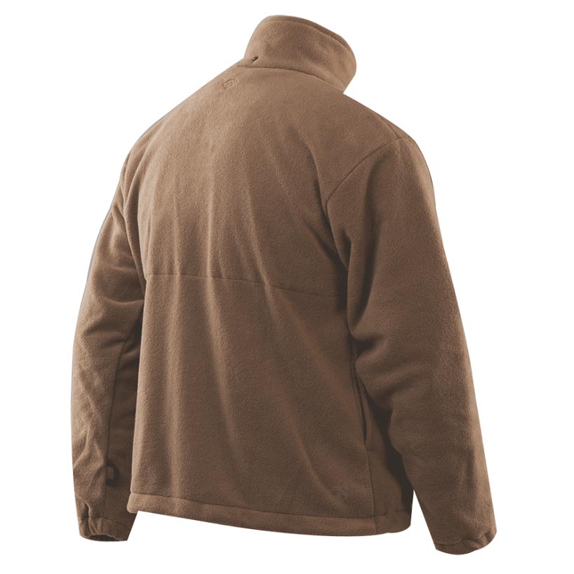 Chaqueta polar microfleece Tru-Spec color coyote sin capucha