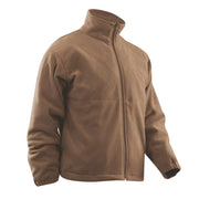 Chaqueta polar microfleece Tru-Spec color coyote sin capucha