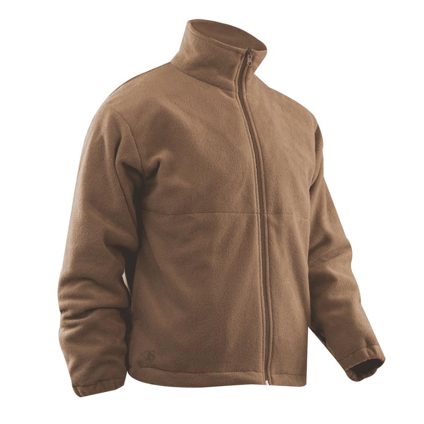 Chaqueta polar microfleece Tru-Spec color coyote sin capucha