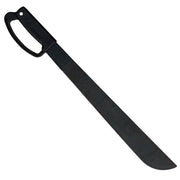 Machete US OCEL 45 cm negro, hoja de acero y mango de plástico con protección