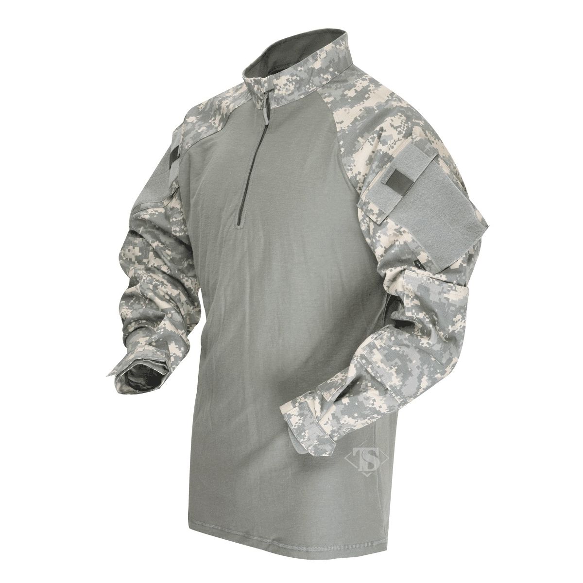 Camisa táctica COMBAT TRU 1/4 ZIP con cuerpo Cordura Baselayer y hombros rip-stop - Tru-Spec