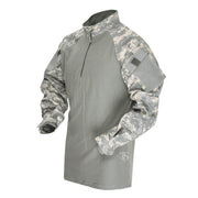 Camisa táctica COMBAT TRU 1/4 ZIP con cuerpo Cordura Baselayer y hombros rip-stop - Tru-Spec