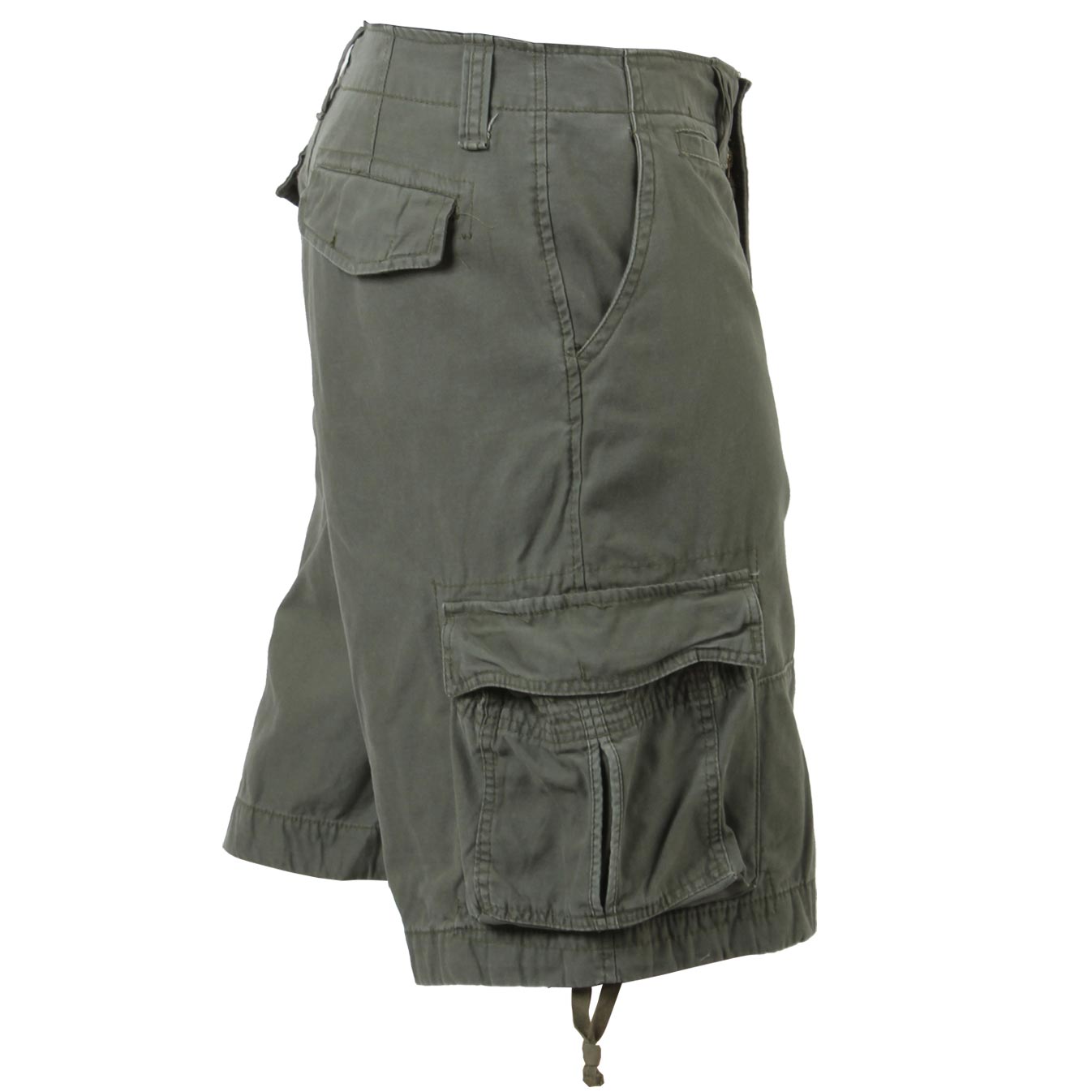 Pantalones cortos VAGE Infantry Utility verdes en algodón resistente tipo BDU
