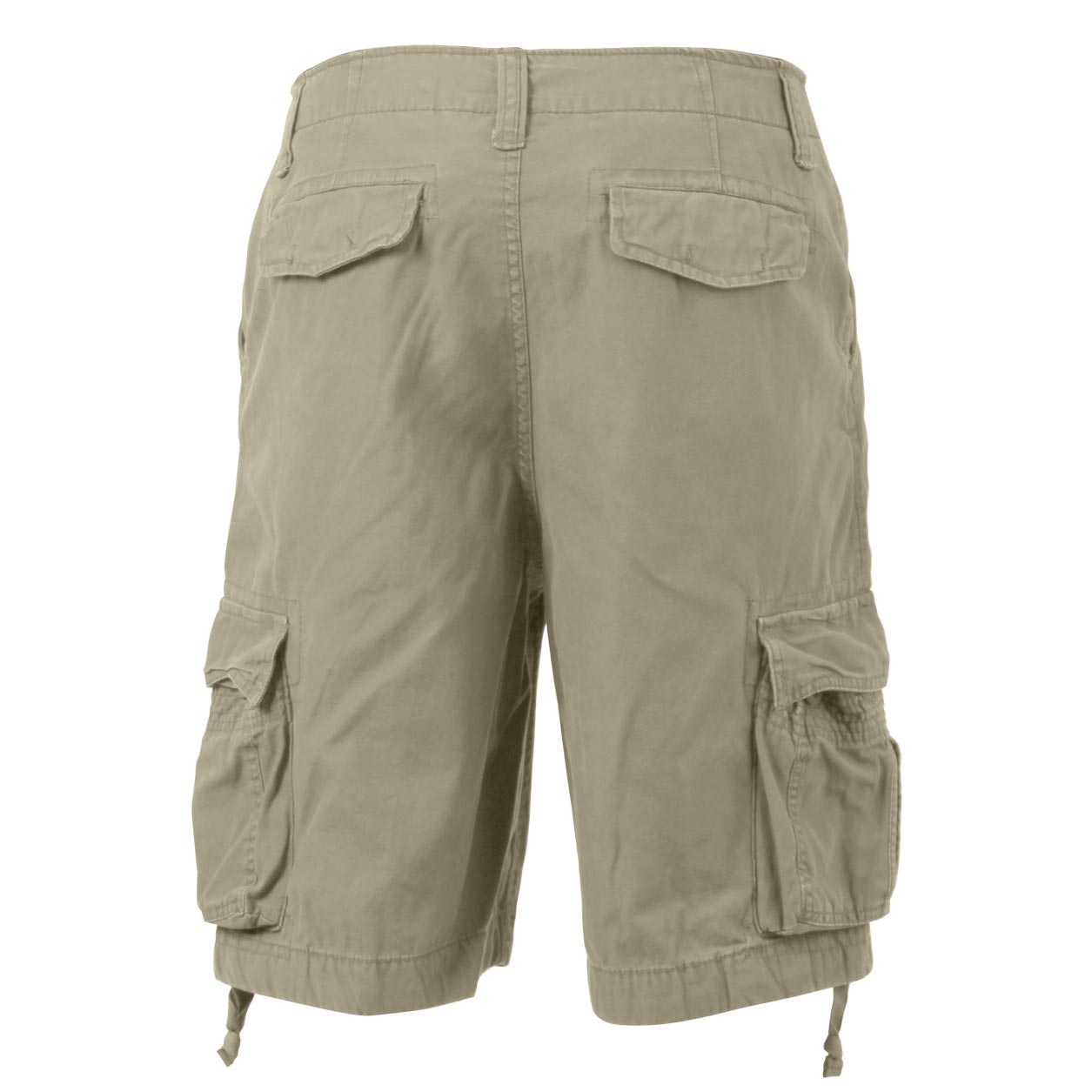 Pantalones cortos BDU VAGE Infantry Utility color khaki en algodón, tela resistente