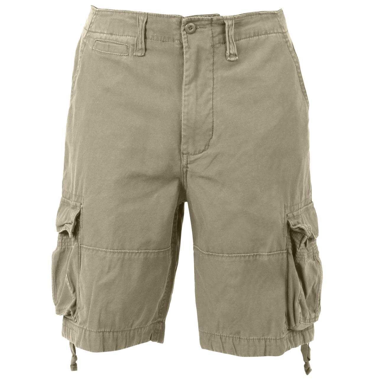 Pantalones cortos BDU VAGE Infantry Utility color khaki en algodón, tela resistente