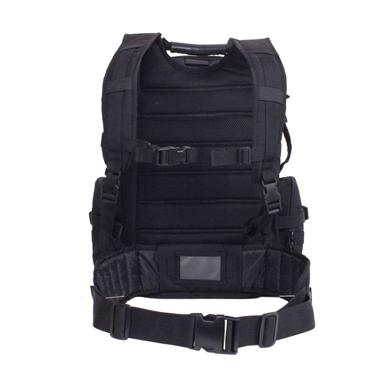 Mochila táctica negra MULTI-CHAMBER Assault MOLLE con varios compartimentos y bolsillo para portátil 17'' 51×41×27 cm
