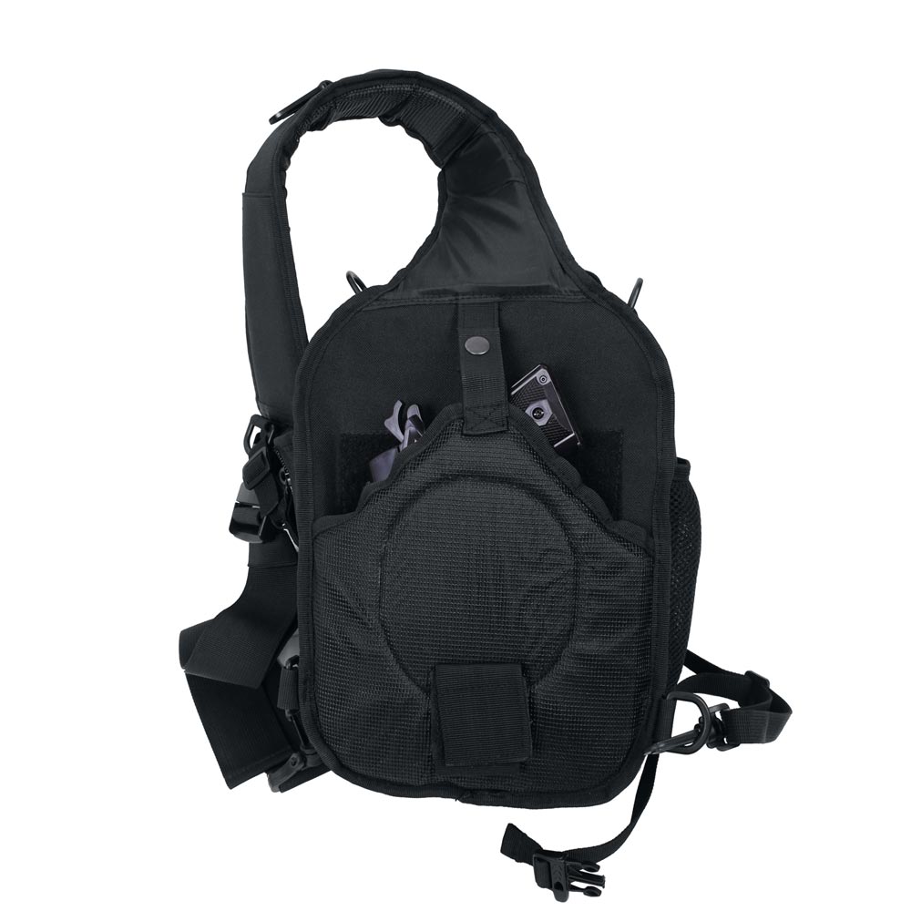 Mochila TACTISLING COMPACT coyote, sling de un solo hombro con acceso frontal rápido