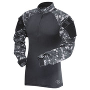 Imagen de la camisa táctica COMBAT TRU 1/4 ZIP Urban Digital negra
