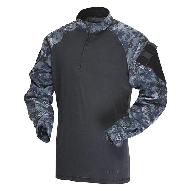Camisa táctica Tru-Spec COMBAT TRU 1/4 ZIP Midnight Digital