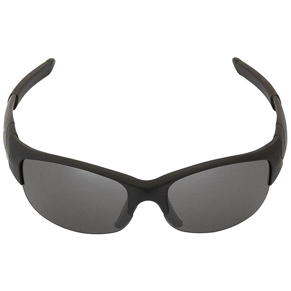 Gafas Mission con cristales ahumados y montura negra, lentes de policarbonato con protección UV 400