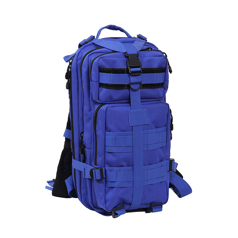 Mochila táctica ASSAULT I Medium negra-verde 25 L con sistema MOLLE