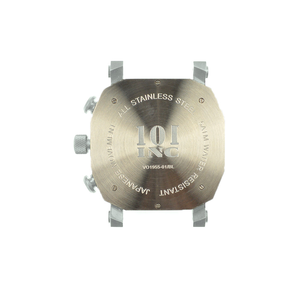Reloj SPECIAL OPS 101 INC gris con aspecto militar, correa de nylon y cristales intercambiables