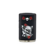 Encendedor de chorro con diseño de calavera, recargable