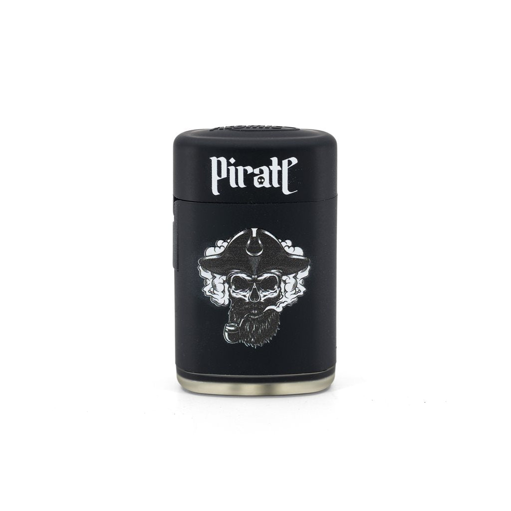 Encendedor a chorro PIRATA con sombrero, recargable