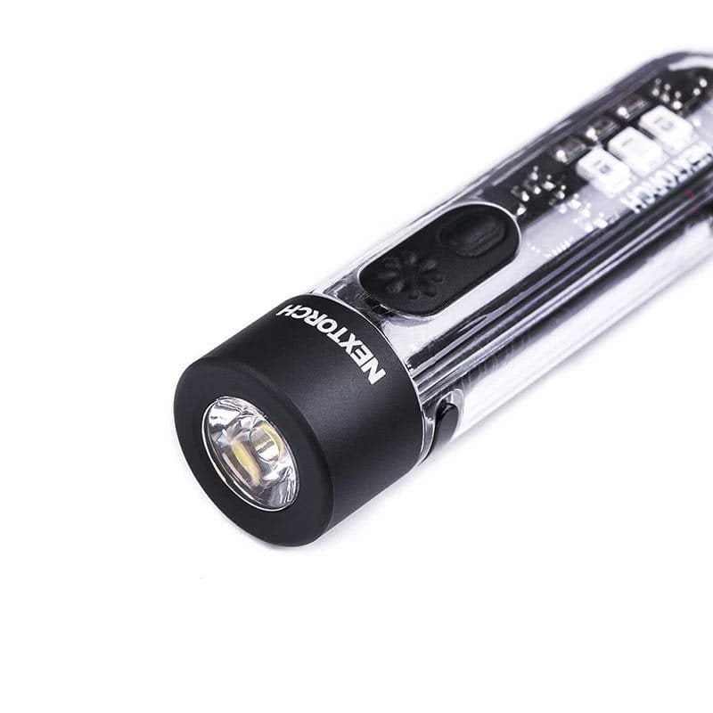 Linterna micro NEXTORCH K40 multifuncional con 3 colores de luz y UV