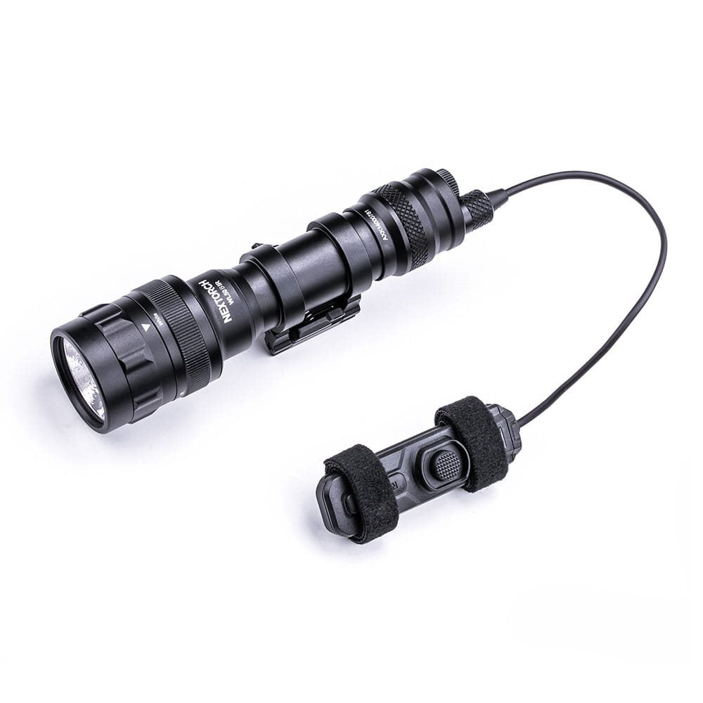 Linterna táctica NEXTORCH WL50B IR para arma larga, negra