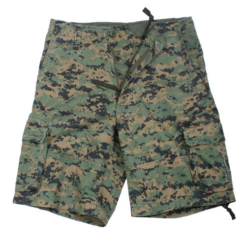 Pantalones cortos VAGE INFANTRY UTILITY Digital Woodland de algodón tipo BDU, tejido resistente y confortable
