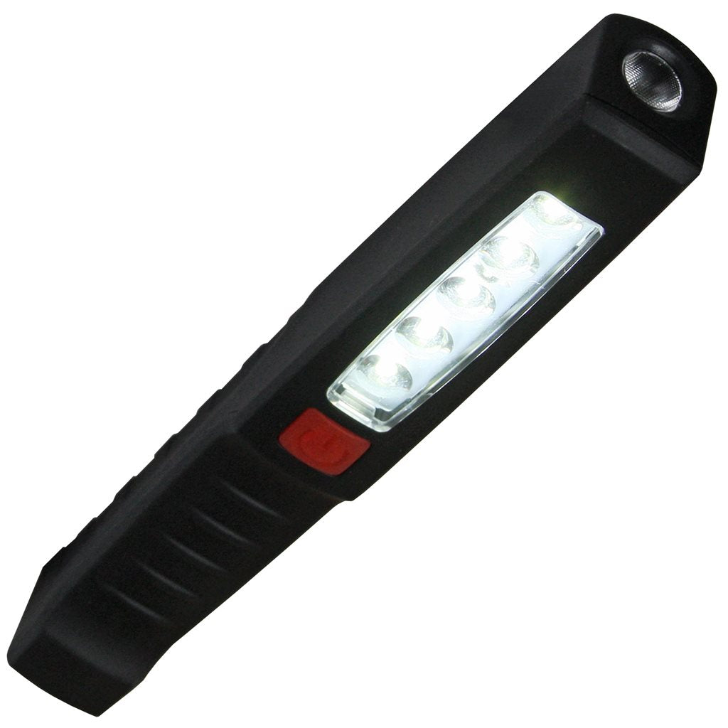 Linterna de trabajo LED recargable negra con imán (Ref. 26320)