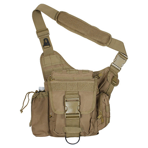 Bandolera táctica ADVANCED EDC ROTHCO en poliéster 600 denier vista frontal