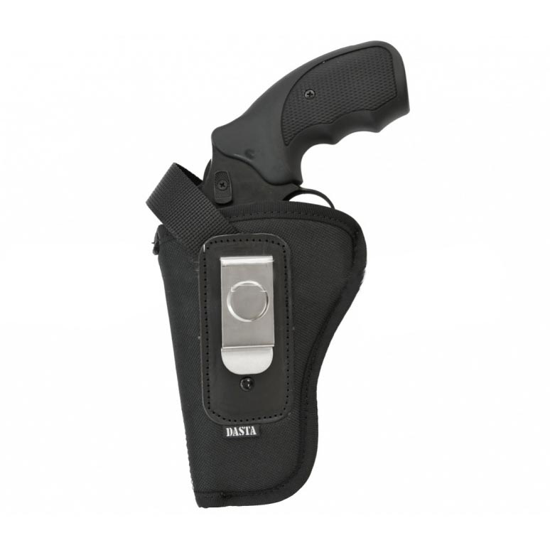 Funda para revólver de 3 pulg. con clip de acero, vista del producto