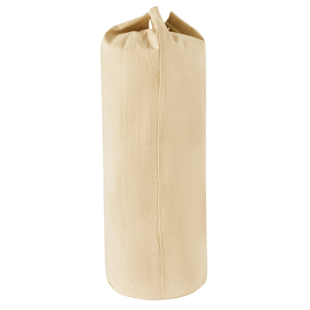 Saco náutico U.S.N. de lona de algodón 90 x 65 cm con cierre de cordón