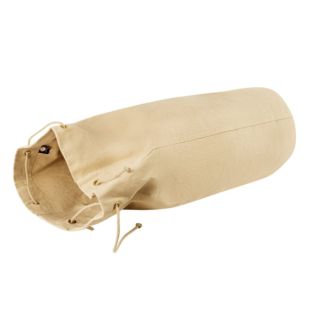 Saco náutico U.S.N. de lona de algodón 90 x 65 cm con cierre de cordón