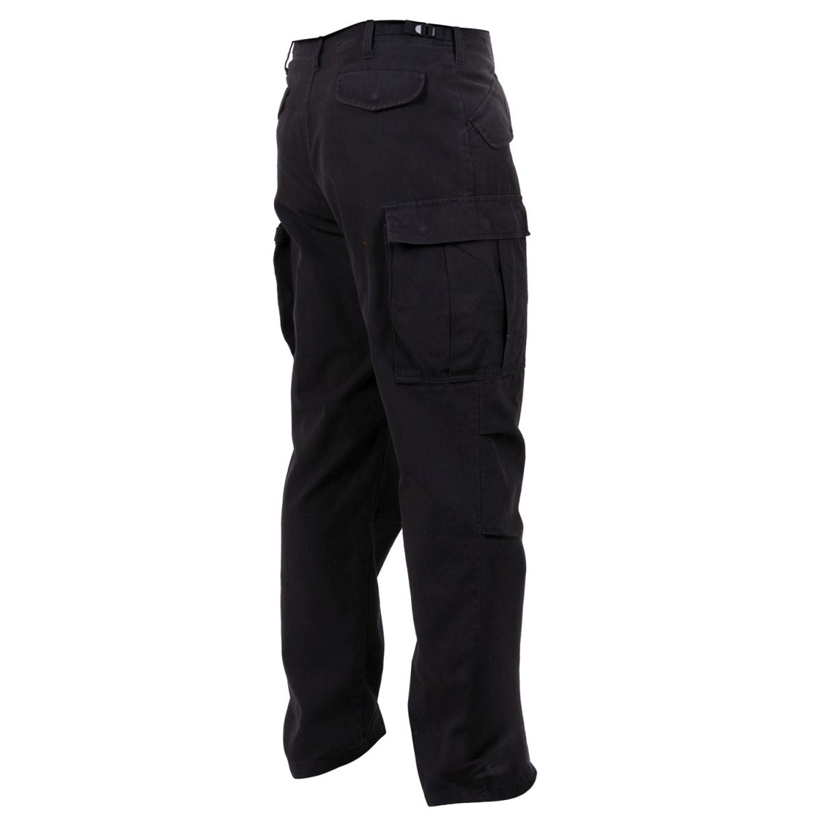 Pantalones VAGE US M65 FIED negros, réplica M65 en algodón resistente con acabado lavado