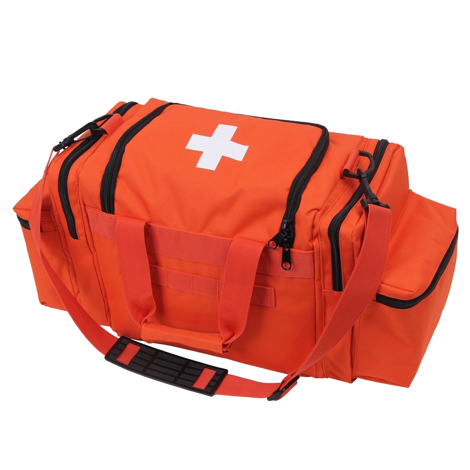 Bolsa EMT para sanitarios con cruz blanca en bolsillo superior