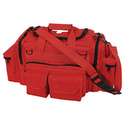 Bolsa EMT roja con cruz blanca en el bolsillo superior