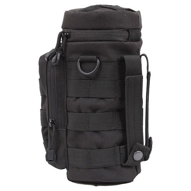 Funda MOLLE para botella verde en poliéster 600D