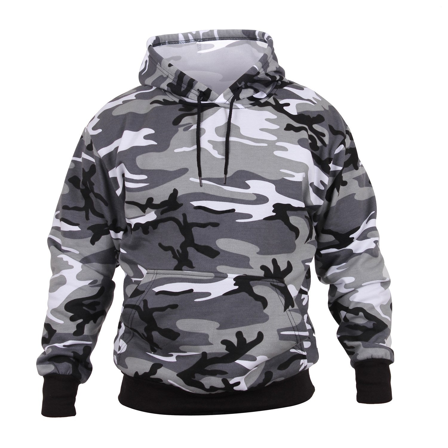 Sudadera con capucha CITY METRO CAMO ROTHCO, bolsillo frontal, camuflaje