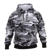 Sudadera con capucha CITY METRO CAMO ROTHCO, bolsillo frontal, camuflaje