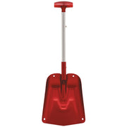 Pala plegable de nieve deluxe roja, aluminio eloxado, 275x225 mm, 550 g
