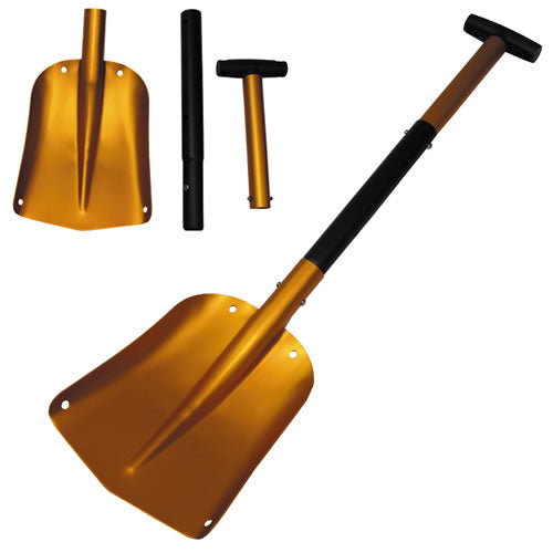 Pala plegable LITE para nieve, aluminio anodizado, hoja 280x215 mm