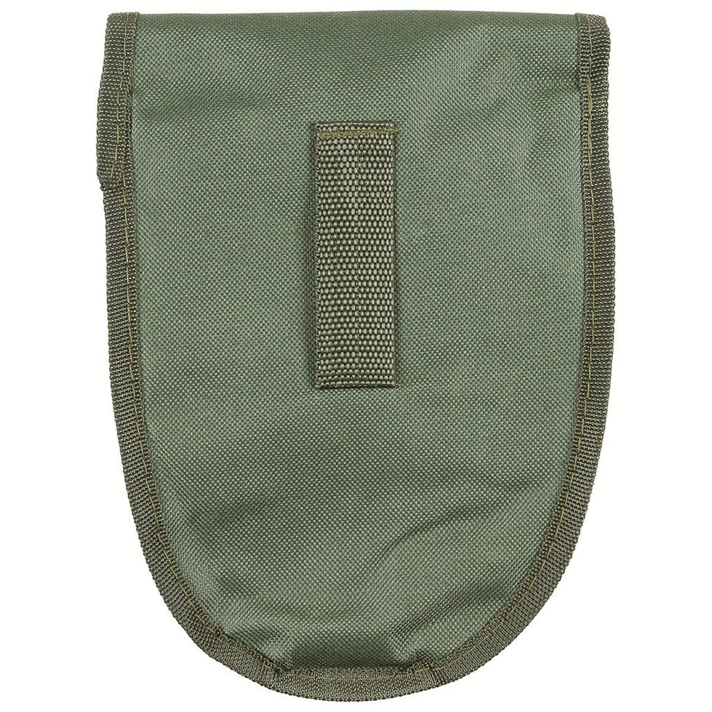Pala plegable US Mini verde con funda de nylon negra