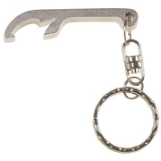 Abrebotellas de aluminio con anilla para llavero - imagen del producto